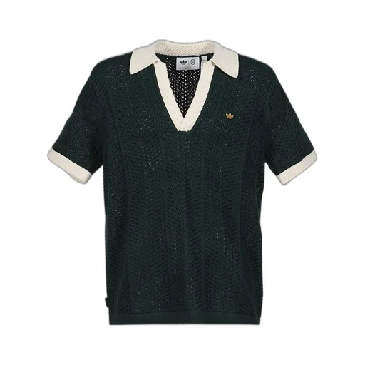 Knit Polo / Grn Night