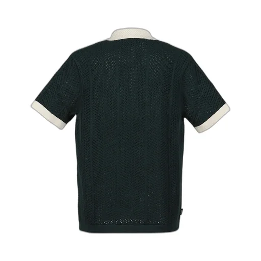 Knit Polo / Grn Night