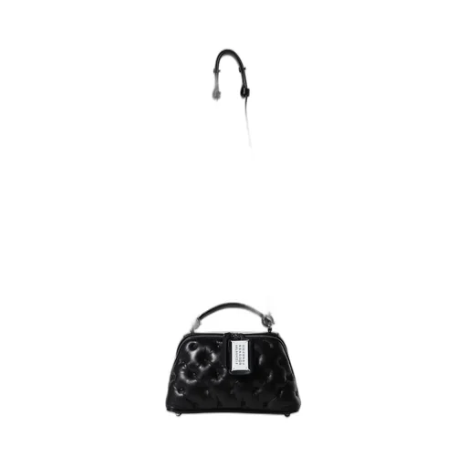 Glam Slam Embroidery Trapezoid Bag / Blk