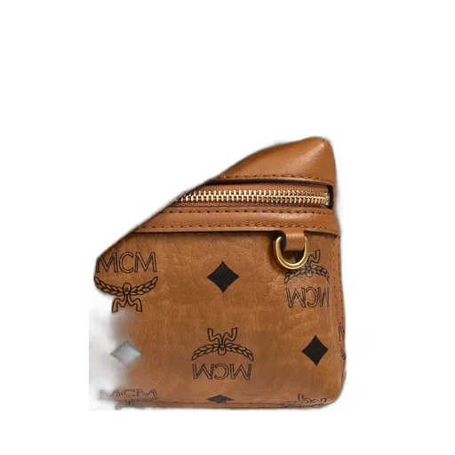 Mcm Allover Logo Printed Shoulder Bag