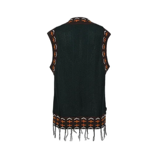 Knit Vest / Grn Night