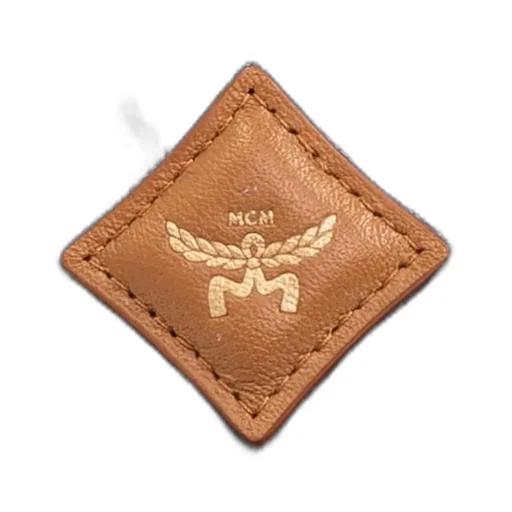 Mcm Logo Patch Denim Baseball Cap