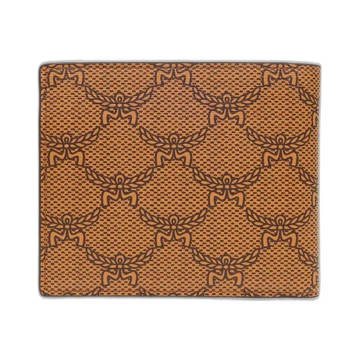 Mcm Logo Printed Bi-Fold Wallet
