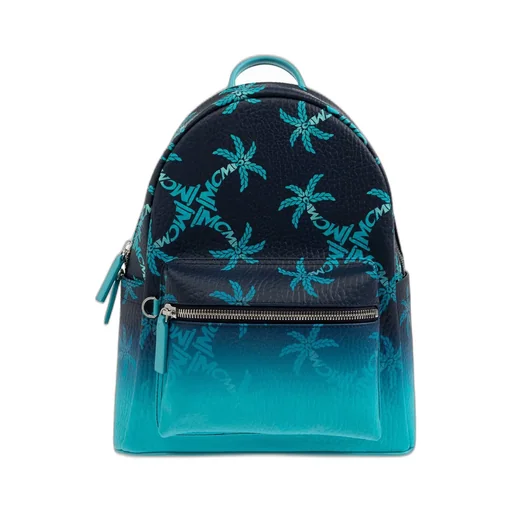 Mcm Monogram Printed Backpack