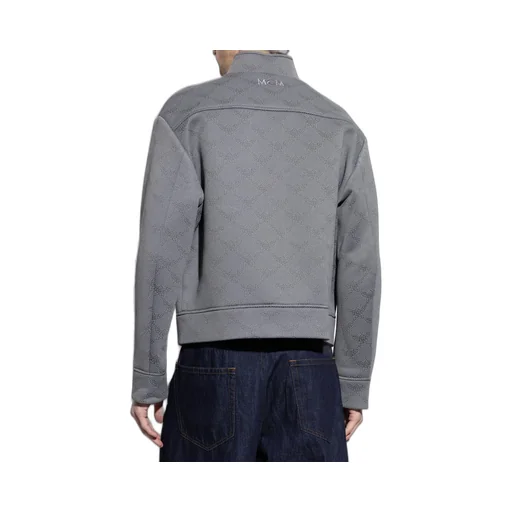 Mcm Monogram Jacquard Zipped Jacket
