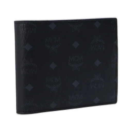 Mcm All-Over Logo Printed Bi-Fold Wallet