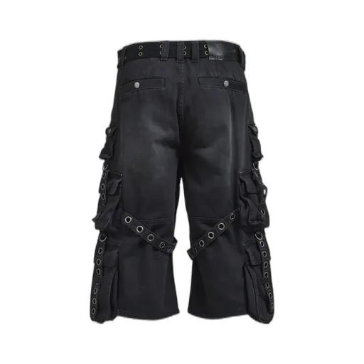 Bleach Cargo Pants W/Belt/Blk