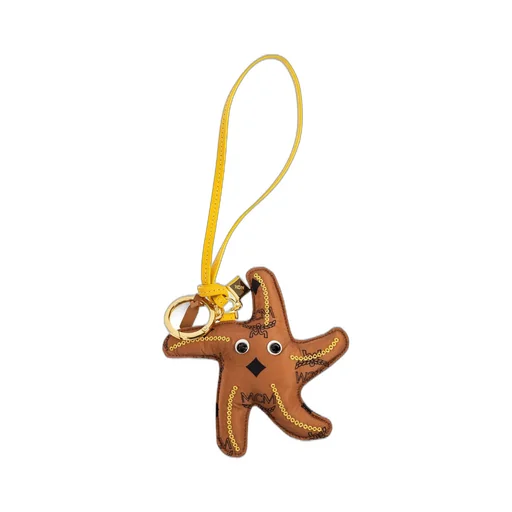 Mcm Star Charm Keychain