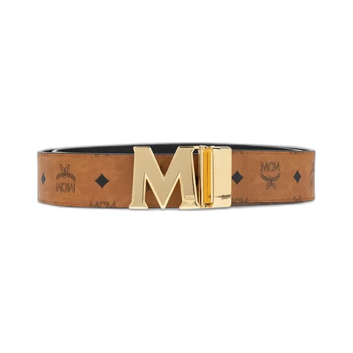 Mcm Classic Logo Plaque Belt