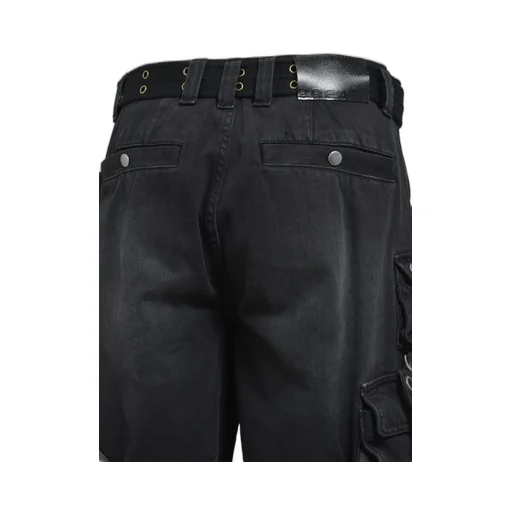 Bleach Cargo Pants W/Belt/Blk