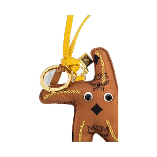 Mcm Star Charm Keychain