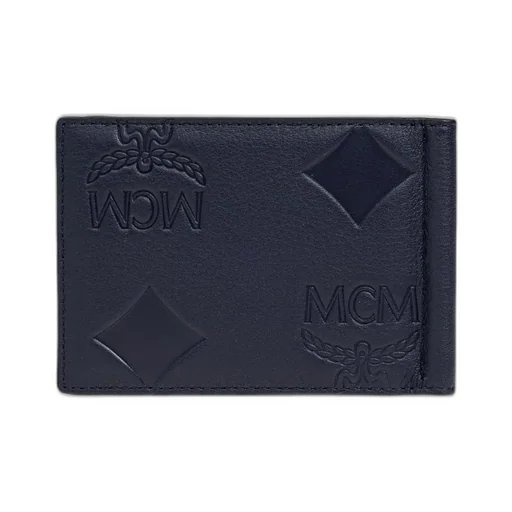 Mcm Logo Embossed Bifold Wallet