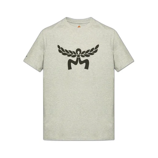 Mcm Logo Printed Crewneck T-Shirt