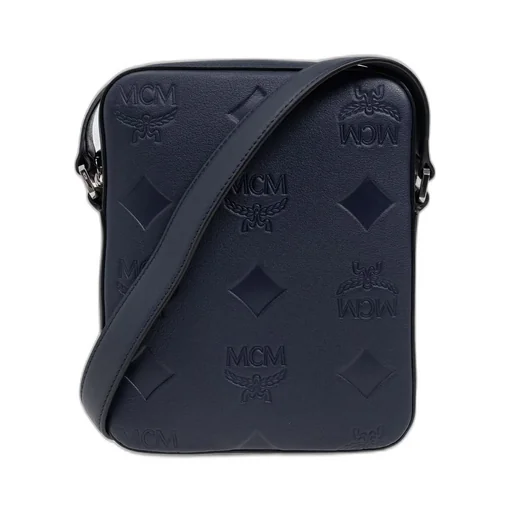 Mcm Klassic Monogram Embossed Crossbody Bag