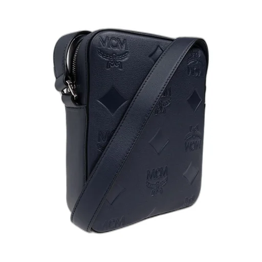 Mcm Klassic Monogram Embossed Crossbody Bag