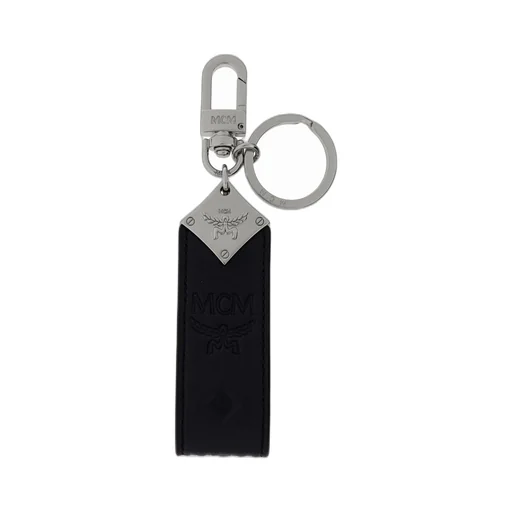 Mcm Logo Detailed Keychain