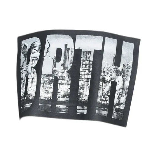 Brth Area Logo Tee / Blk
