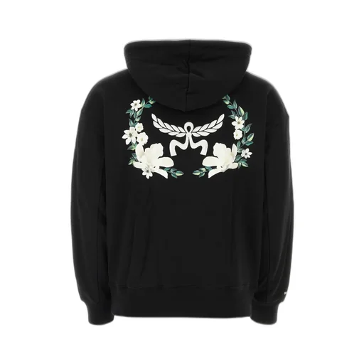 Mcm Long-Sleeved Drawstring Hoodie