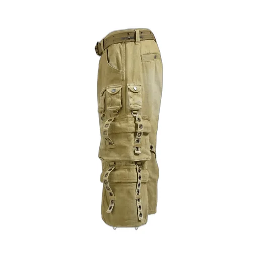 Bleach Cargo Pants W/Belt/Desert