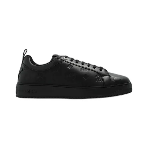 Mcm Logo-Embossed Lace-Up Sneakers