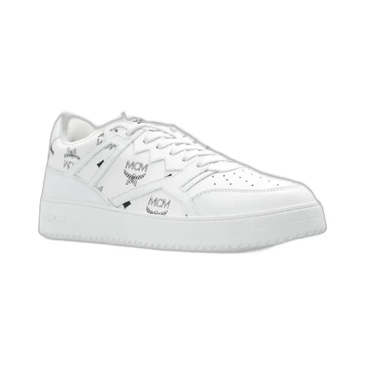Mcm Neo Derby Visetos Lace-Up Sneakers