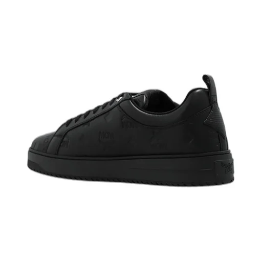 Mcm Logo-Embossed Lace-Up Sneakers