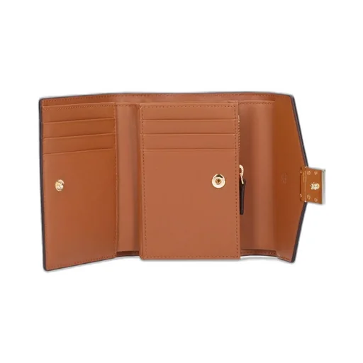 Mcm Visetos Monogram Printed Tri-Fold Wallet