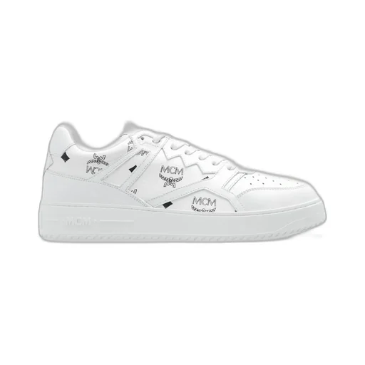 Mcm Neo Derby Visetos Lace-Up Sneakers
