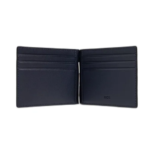 Mcm Logo Embossed Bifold Wallet
