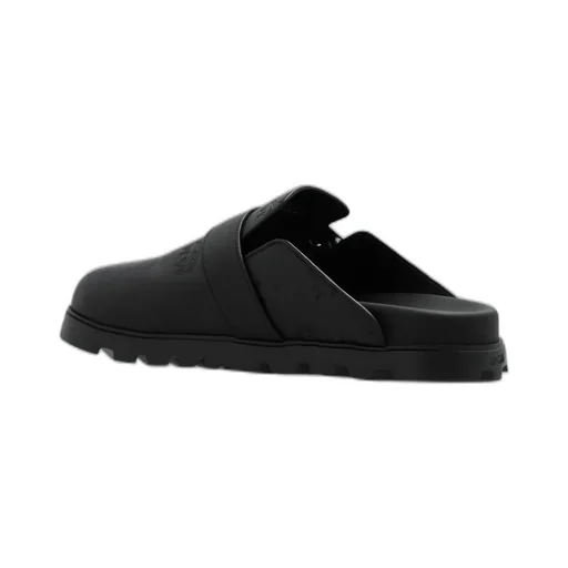 Mcm Round-Toe Slippers