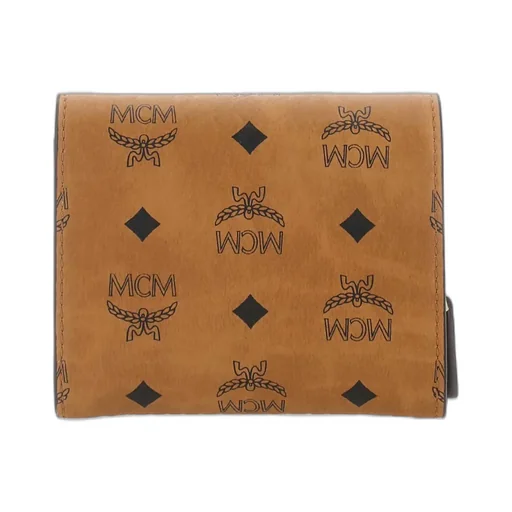 Mcm All-Over Logo Printed Wallet