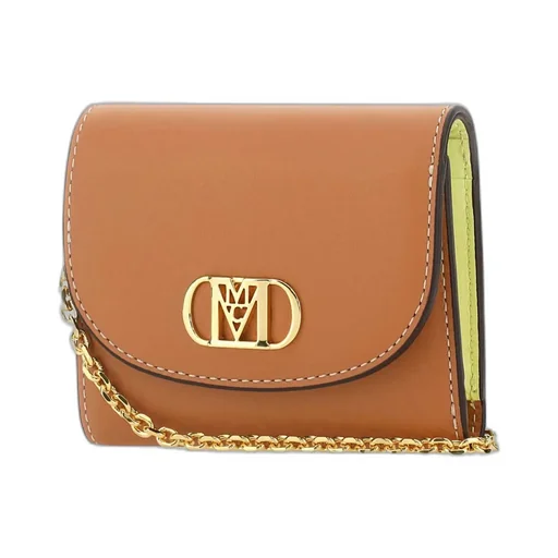Mcm Mini Mode Travia Logo Plaque Wallet