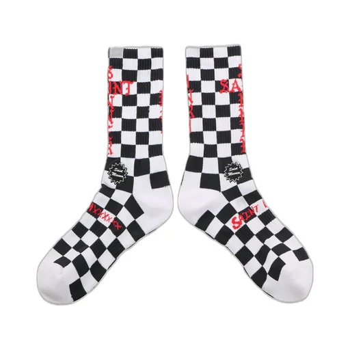 Socks/Sinner / Wht/Blk