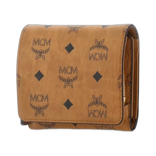 Mcm All-Over Logo Printed Wallet