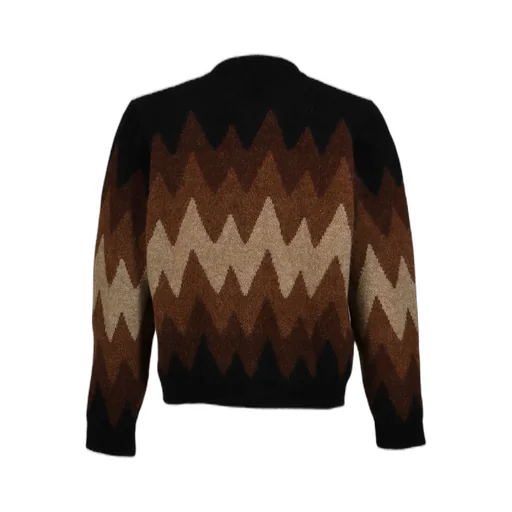 Degrade Jacquard Cardigan / Brw Bei