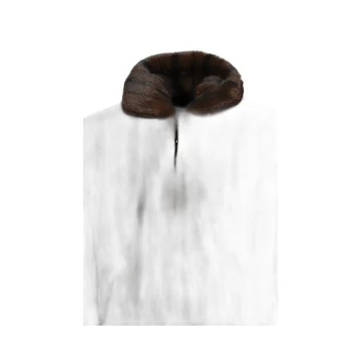 Faux-Mink Harrington Jacket / Blk Brw