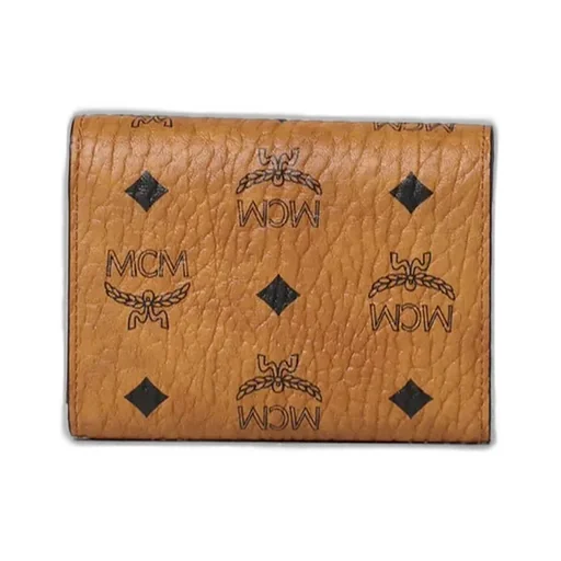 Mcm Logo Printed Wallet
