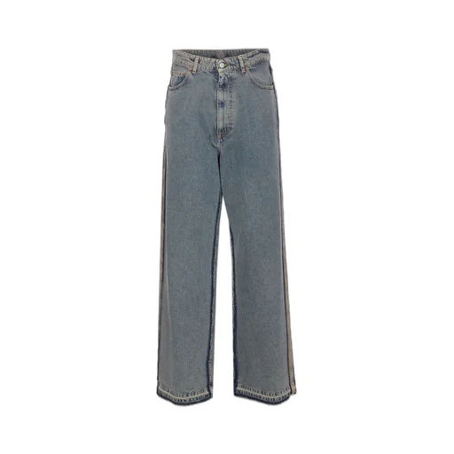 Mm6 Maison Margiela Distressed Straight-Leg Jeans