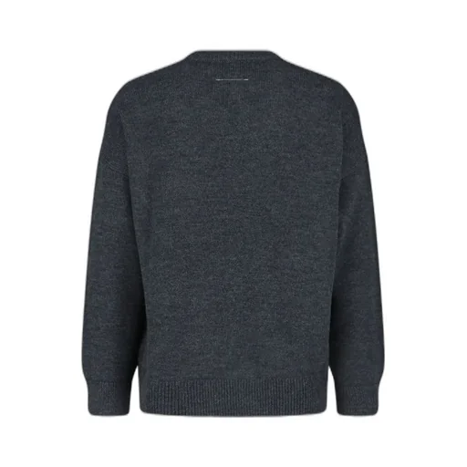 Mm6 Maison Margiela Varsity Knitted Sweater
