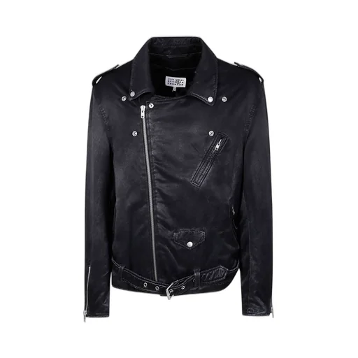 Mm6 Maison Margiela Zip-Up Belted Jacket