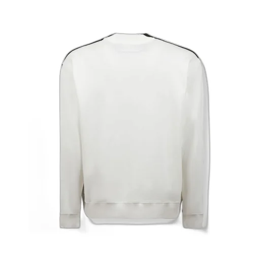 Mm6 Maison Margiela Branded Tag Printed Distressed Sweatshirt