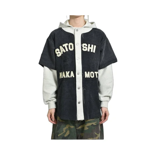 Knapp Ranch Baseball Hoodie / Blk Gry