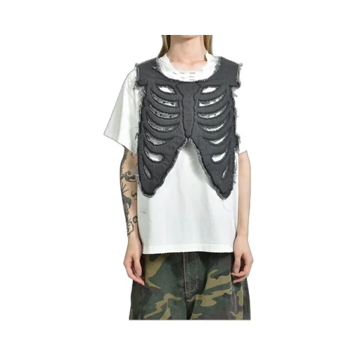 Skeleton Vest / Black