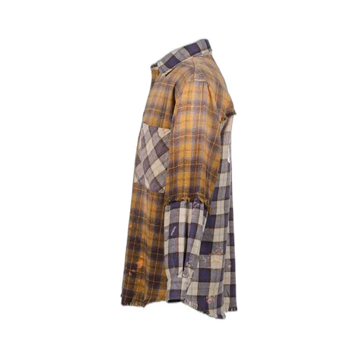 Patchwork Logo Flannel / Brw Multi