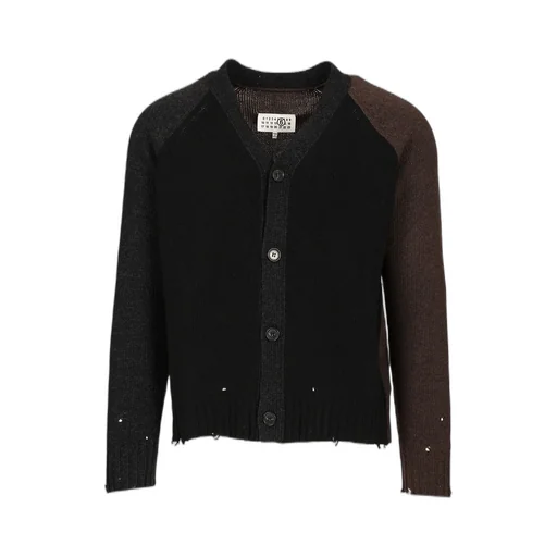 Mm6 Maison Margiela Distressed Cardigan