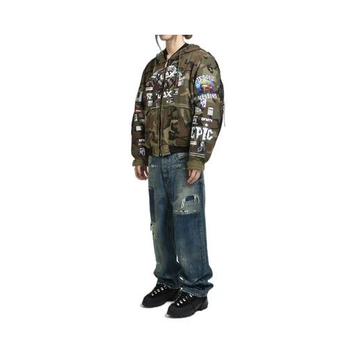 Testo Max Belts Camo - Bomber Jacket / Camo