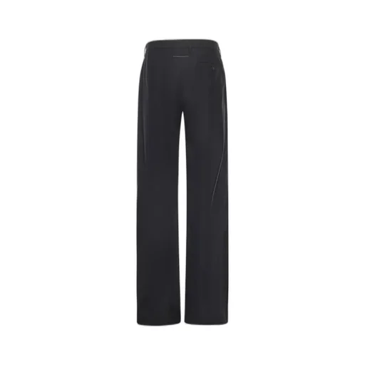 Mm6 Maison Margiela Elasticated Waistband Drawstring Trousers