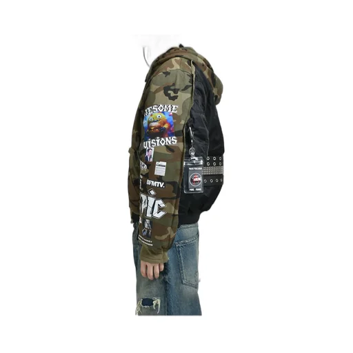 Testo Max Belts Camo - Bomber Jacket / Camo