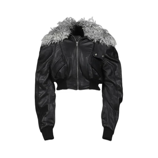 Consumer Cropped Bomber / Black
