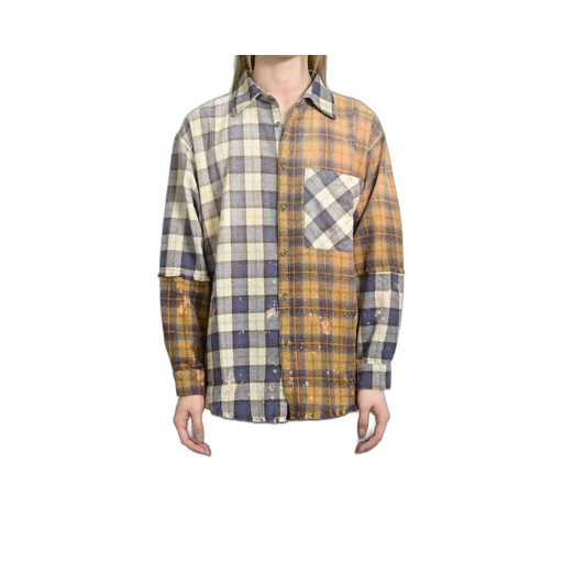 Patchwork Logo Flannel / Brw Multi